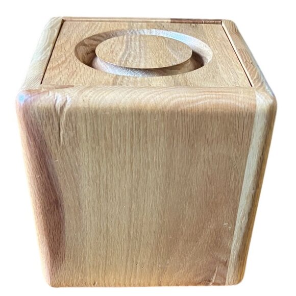 Vintage Butcher Block Ice Bucket - Picture 1 of 12